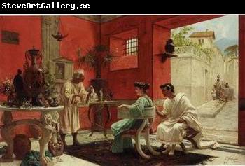 unknow artist Arab or Arabic people and life. Orientalism oil paintings 37